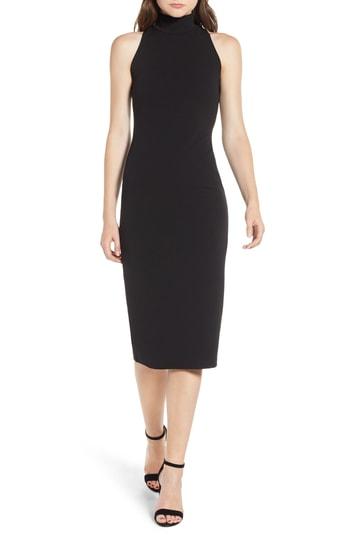 Women's Leith Mock Neck Body-con Dress - Black