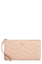 Women's Kate Spade New York Reese Park - Eliza Quilted Leather Wallet - Brown