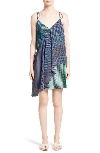 Women's Opening Ceremony Silk Foulard Wrap Dress - Orange