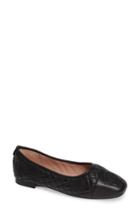 Women's Taryn Rose Reese Embroidered Flat M - Black