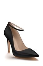 Women's Shoes Of Prey Ankle Strap Pump .5 B - Black