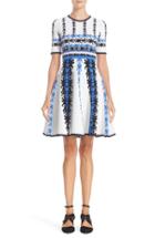 Women's Yigal Azrouel Jacquard Knit Fit & Flare Dress