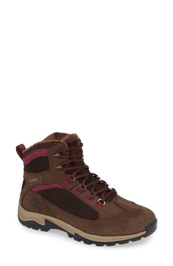 Women's Timberland Mt. Maddsen Waterproof Winter Boot .5 M - Brown