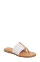 Women's Taryn Rose Kamryn Flip Flop M - White