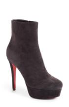 Women's Christian Louboutin 'bianca' Platform Bootie .5us / 41.5eu - Grey