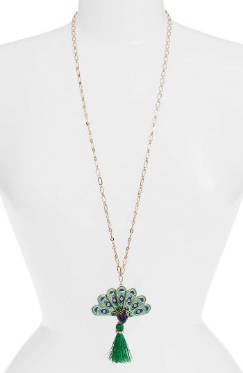 Women's Kate Spade New York Full Plume Long Pendant Necklace