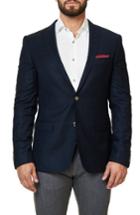 Men's Maceoo Windowpane Jacquard Sport Coat (m) - Blue