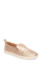 Women's Toms Deconstructed Alpargata Slip-on M - Metallic