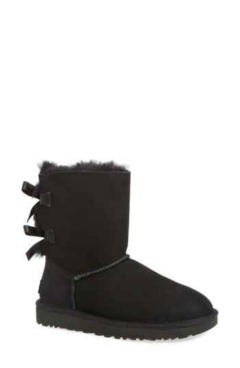 Women's Ugg 'bailey Bow Ii' Boot M - Black
