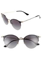 Women's Ray-ban 50mm Round Clubmaster Sunglasses - Gold/ Black
