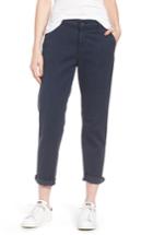 Women's Ag Caden Crop Twill Trousers - Blue