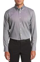 Men's Nordstrom Men's Shop Trim Fit Non-iron Dress Shirt .5 - 34/35 - Grey