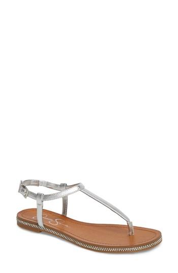 Women's Jessica Simpson Brimah Sandal .5 M - Metallic