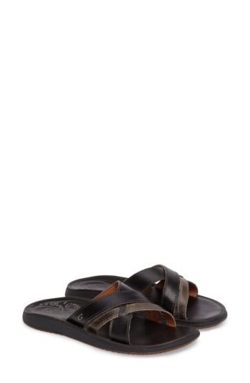 Women's Olukai Paniolo Slide Sandal M - Grey