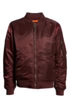 Men's Schott Nyc Ma-1 Flight Jacket, Size - Burgundy