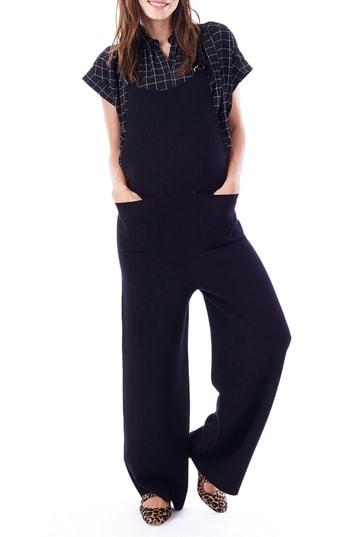 Women's Loyal Hana Candice Maternity/nursing Jumpsuit - Black