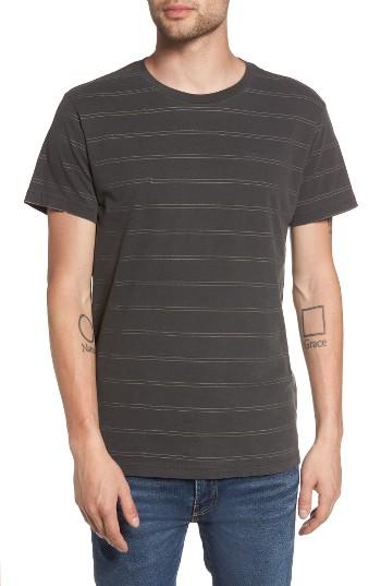 Men's Rvca Double Stripe T-shirt - Black