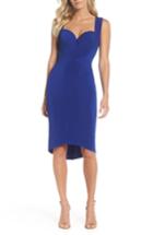 Women's Tadashi Shoji Sleeveless Pintuck Cocktail Sheath - Blue