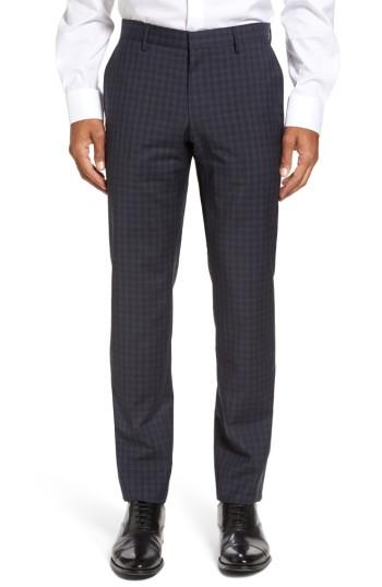 Men's Boss Benso Fit Trousers, Size 30r - Blue