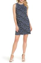 Women's Julia Jordan Burnout Denim Shift Dress - Blue