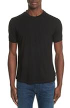 Men's Emporio Armani Slim Fit Stretch Crewneck T-shirt - Black
