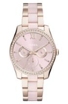 Women's Fossil Scarlette Crystal Multifunction Bracelet Watch, 38mm