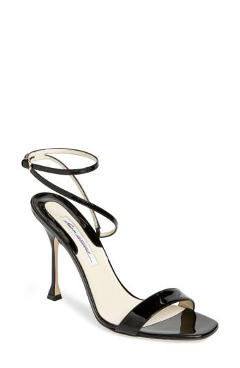 Women's Brian Atwood Sienna Ankle Strap Sandal Us / 40eu - Black