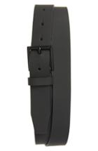 Men's Cole Haan Rubberized Leather Belt - Matte Black