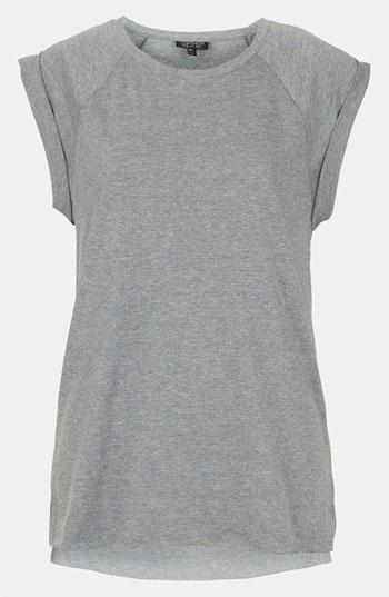 Topshop 'high Roller' Specked Tee