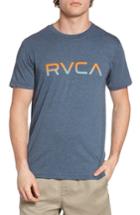 Men's Rvca Gradient Logo Graphic T-shirt, Size - Blue