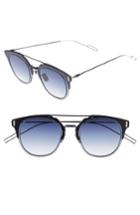 Men's Dior 'composit 1.0s' 62mm Metal Shield Sunglasses - Black Palladium