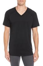Men's Alo Triumph Raglan V-neck T-shirt - Black