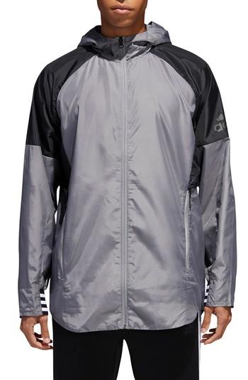 Men's Adidas Id Wovenshell Jacket - Grey