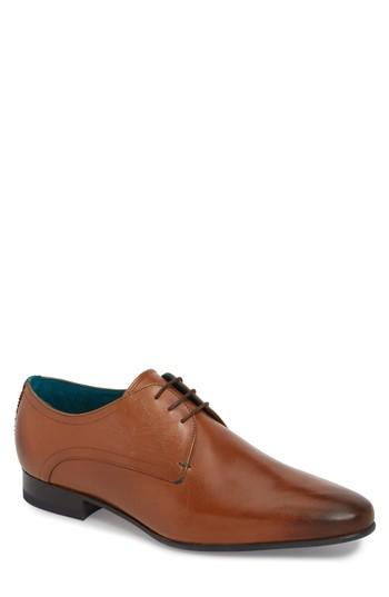 Men's Ted Baker London Bhartli Plain Toe Derby M - Brown