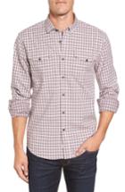Men's Coastaoro Dias Regular Fit Check Print Sport Shirt, Size - Red