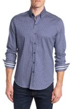 Men's Robert Graham Charles Tailored Fit Sport Shirt, Size - Blue