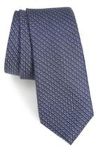 Men's Calibrate Stellar Skinny Silk Tie, Size - Blue