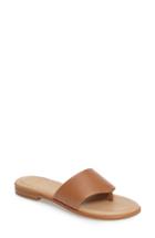 Women's Johnston & Murphy Raney Flip Flop .5 M - Brown