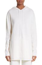 Women's Max Mara Marmo Wool Hooded Sweatshirt - White