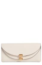 Women's Chloe Georgia Continental Leather Wallet - Grey