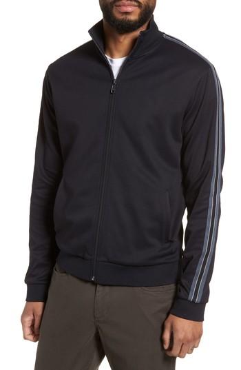 Men's Vince Fit Track Jacket, Size Small - Blue