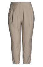 Women's Leith Pleat Ankle Pants, Size - Brown