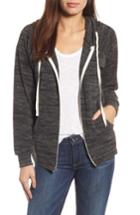 Women's Caslon Zip Front Hoodie - Black