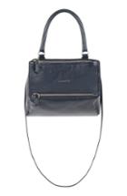 Givenchy Small Pandora Deerskin Leather Satchel - Blue