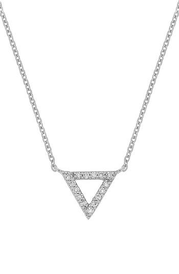 Women's Carriere Triangle Diamond Pendant Necklace (nordstrom Exclusive)