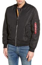 Men's Alpha Industries Lb-2 Scout Reversible Flight Jacket, Size - Black