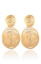 Women's Gas Bijoux Wave Double Drop Earrings