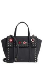 Kate Spade New York Small Madison Daniels Drive - Abigail Embellished Leather Tote - Black