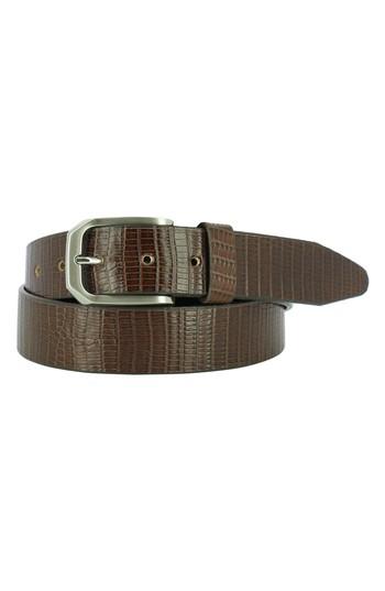 Men's Remo Tulliani Edward Leather Belt - Tan
