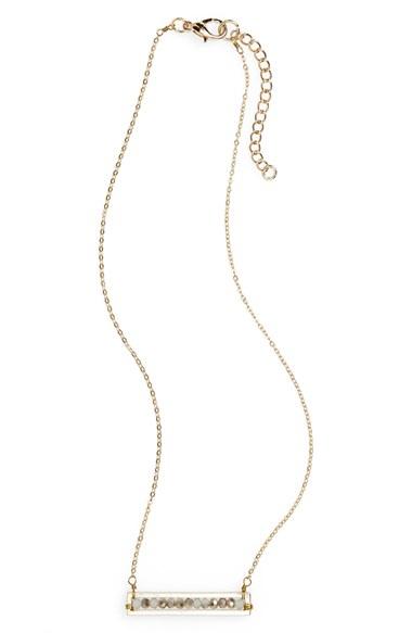 Women's Panacea Crystal Bar Necklace
